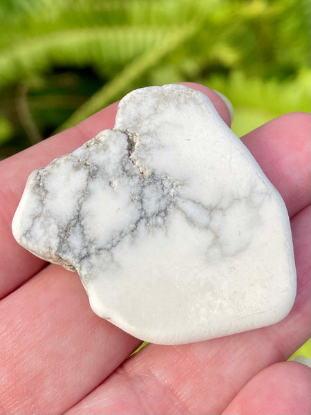 Howlite Palm Stone - Morganna’s Treasures 