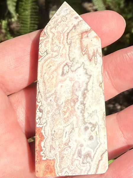 Crazy Lace Agate Obelisk