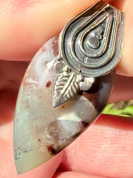 Aqua Chrysoprase Pendant