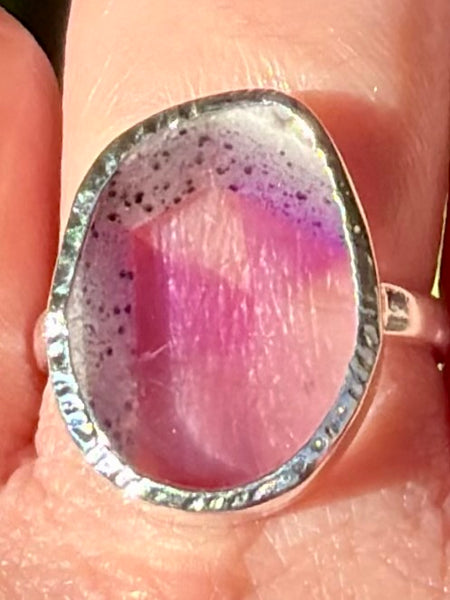 Trapiche Auralite 23 Ring Size 9 - Morganna’s Treasures