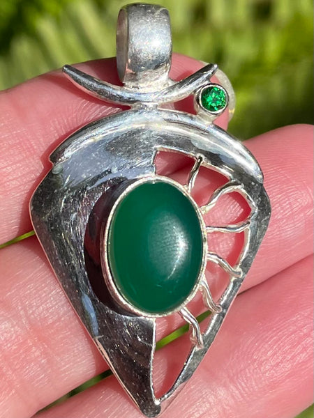 Green Onyx Pendant - Morganna’s Treasures 