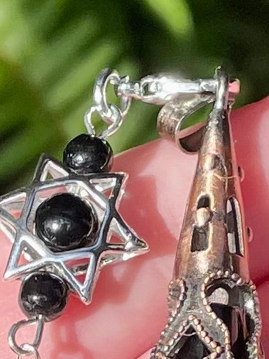 Black Obsidian Tree of Life Pendulum/Pendant