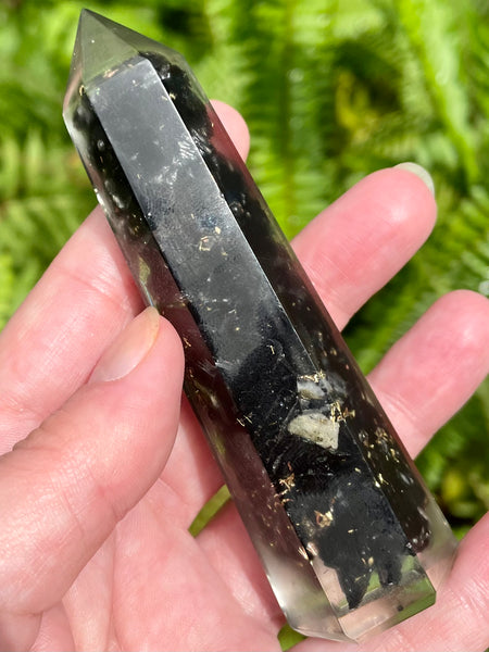 Black Tourmaline Orgonite Tower - Morganna’s Treasures 