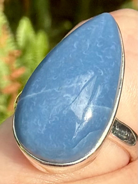 Blue Owyhee Opal Ring Size 6.5 - Morganna’s Treasures
