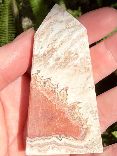 Crazy Lace Agate Obelisk