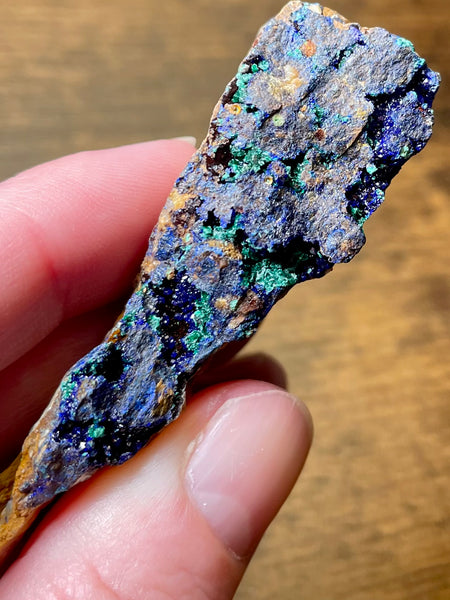 Azurite in Malachite from Morocco - Morganna’s Treasures