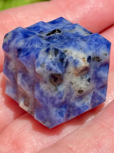 Lapis Lazuli Lemurian Power Cube - Morganna’s Treasures