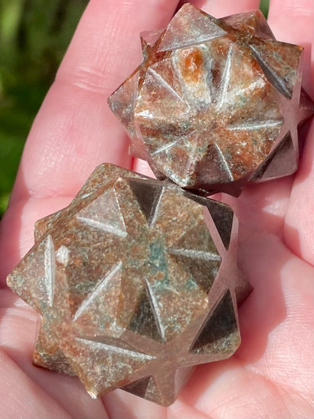 Hessonite Garnet Metatron's Cube - Morganna’s Treasures
