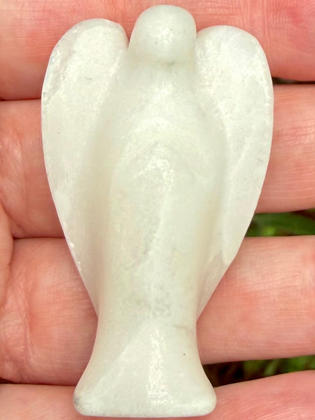 White Jade Pocket Angel