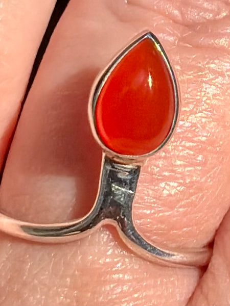 Beautiful Carnelian Ring Size 7.5