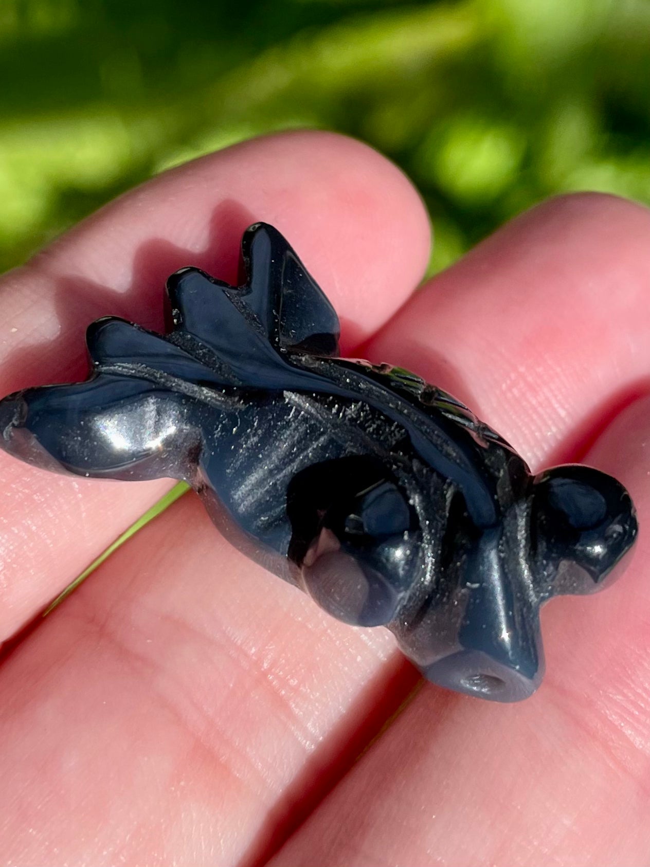 Black Obsidian Goldfish - Morganna’s Treasures 