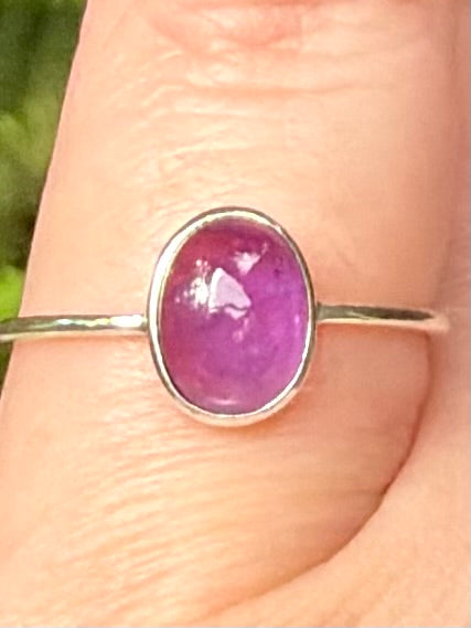 Purple Amethyst Ring Size 6.5 - Morganna’s Treasures
