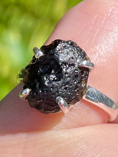 Saffordite Tektite Ring Size 7 - Morganna’s Treasures 