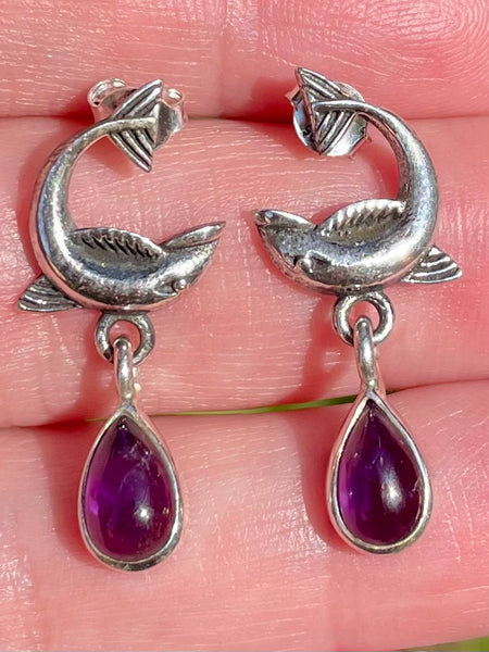 Purple Amethyst Earrings - Morganna’s Treasures