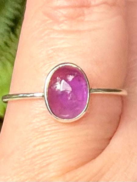 Purple Amethyst Ring Size 6.5 - Morganna’s Treasures