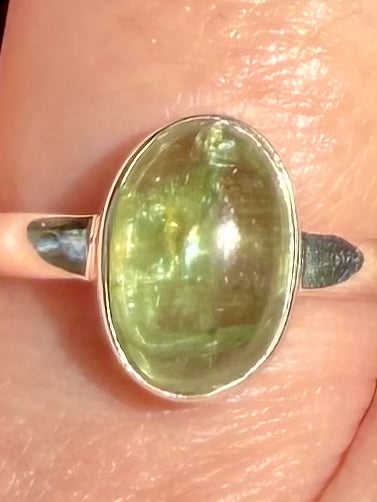 Green Kyanite Ring Size 8 - Morganna’s Treasures
