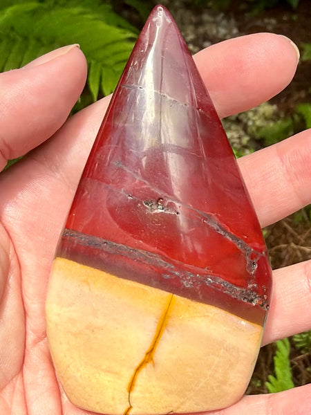 Beautiful Mookaite Jasper Flame
