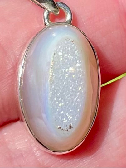Angel Aura Quartz Druzy Pendant - Morganna’s Treasures