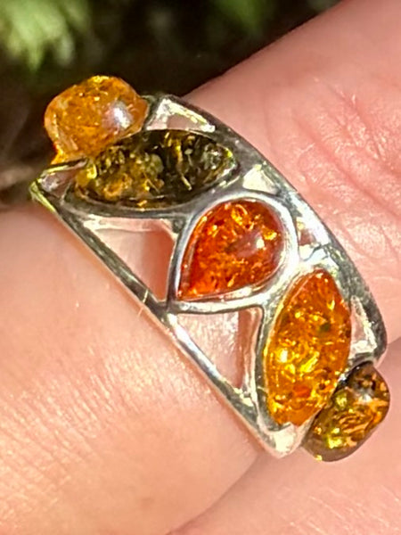 Baltic Amber Ring Size 6