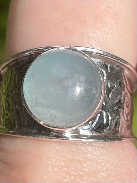 Large Aquamarine Ring Size 9 - Morganna’s Treasures 