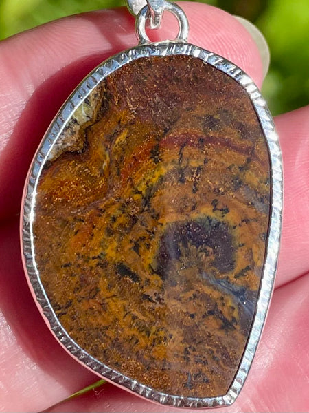 Petrified Wood Slice Pendant - Morganna’s Treasures 