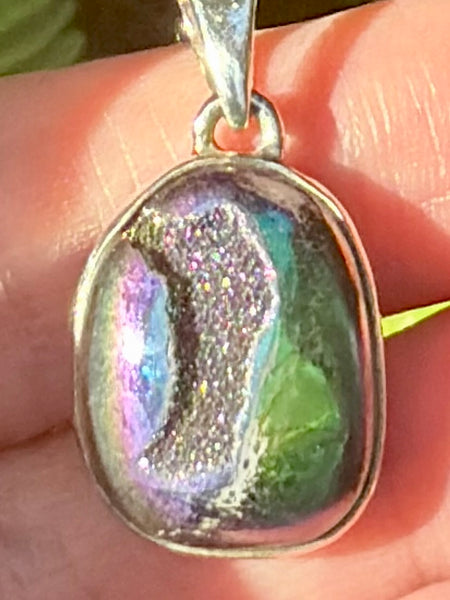 Titanium Aura Window Quartz Pendant - Morganna’s Treasures