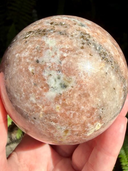 Peach Blossom Jasper Sphere