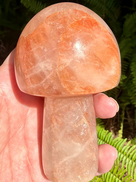 Beautiful Hematoid Quartz Mushroom - Morganna’s Treasures
