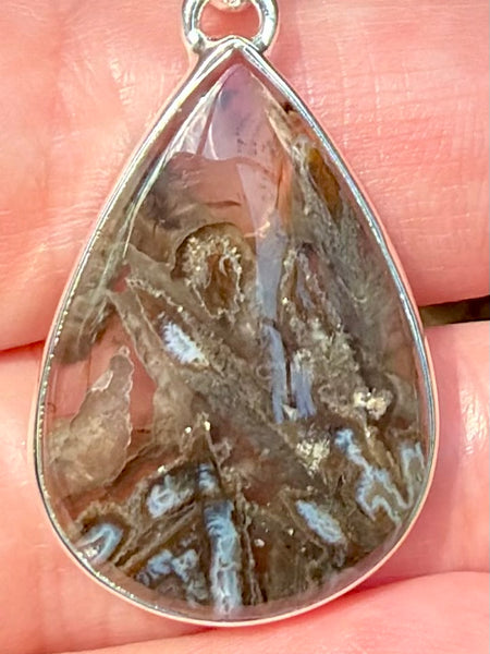 Turkish Tube Agate Pendant
