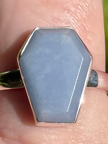 Angelite Ring Size 9 - Morganna’s Treasures 