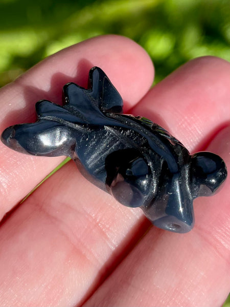 Black Obsidian Goldfish - Morganna’s Treasures 