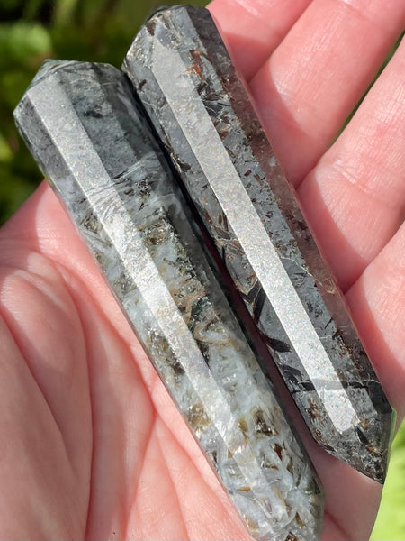 Quartz, Actinolite & Phlogopite Vogel - Morganna’s Treasures