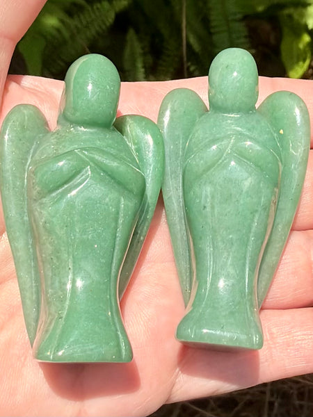 Green Aventurine Pocket Angel - Morganna’s Treasures