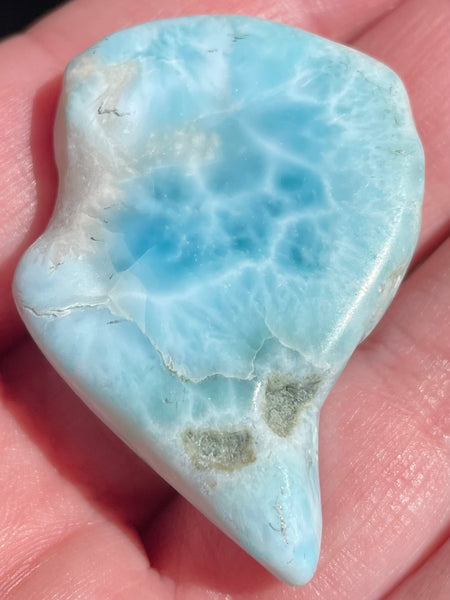 Larimar Palm Stone - Morganna’s Treasures