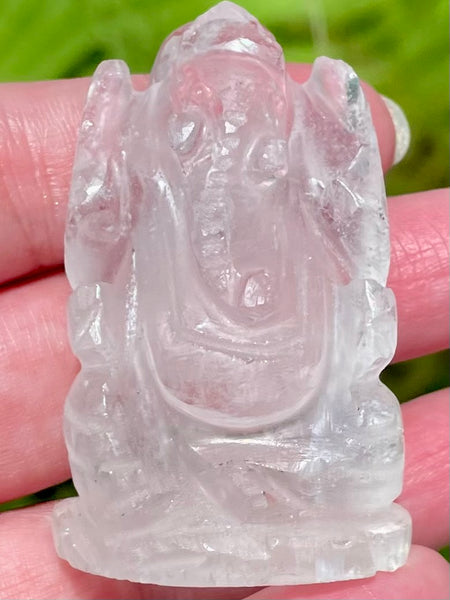 Clear Quartz Ganesha - Morganna’s Treasures