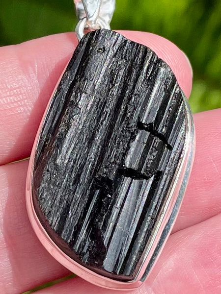 Rough Black Tourmaline Pendant - Morganna’s Treasures 