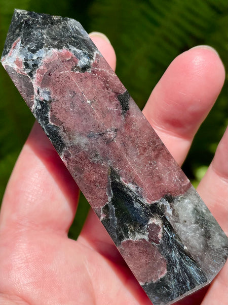 Garnet in Astrophyllite Healing Wands - Morganna’s Treasures 