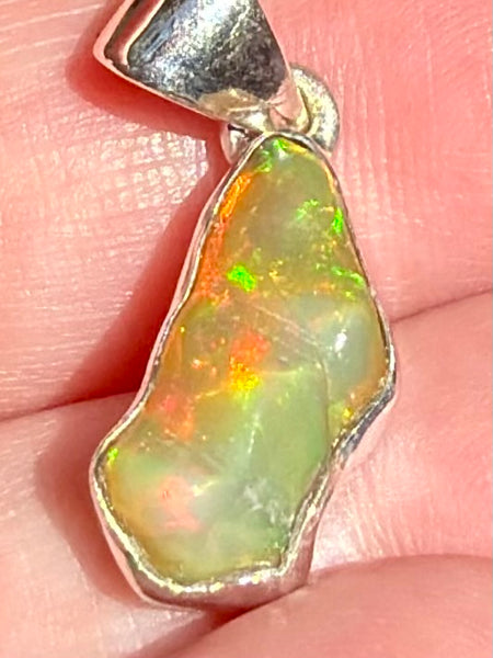 Stunning Rough Ethiopian Opal Pendant