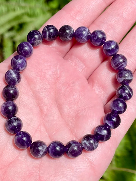 Chevron Amethyst Bracelet - Morganna’s Treasures