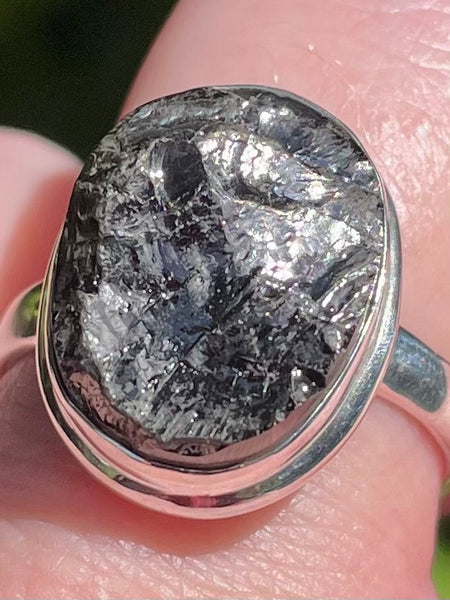 Rough Russian Shungite Ring Size 10 - Morganna’s Treasures 