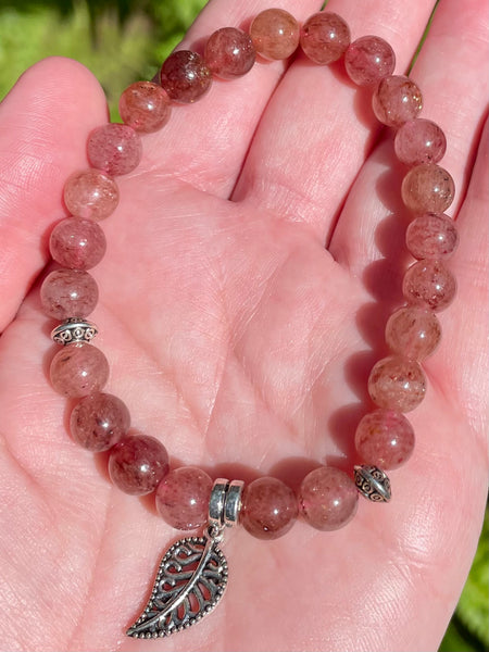 Lepidocrocite Feather Bracelet - Morganna’s Treasures