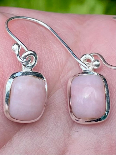 Peruvian Pink Opal Earrings - Morganna’s Treasures 