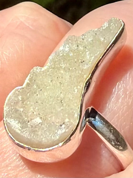 Quartz Druzy Ring Size 8