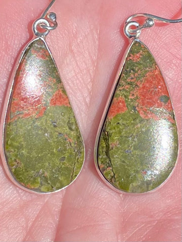 Unakite Earrings - Morganna’s Treasures