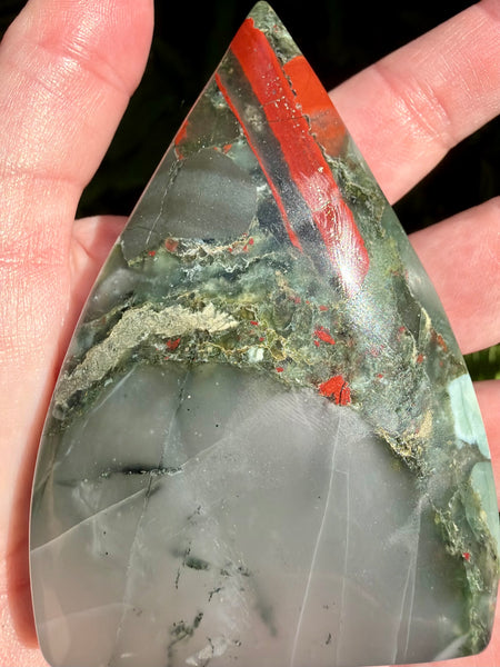 Gorgeous African Bloodstone Flame