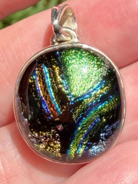 Dichroic Glass Pendant