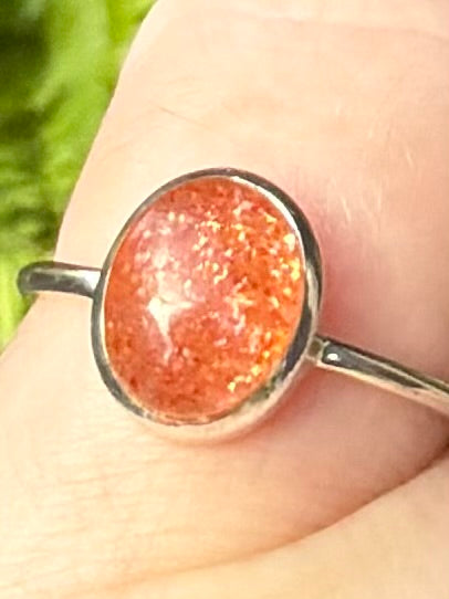 Gorgeous Sunstone Ring Size 6.5 - Morganna’s Treasures