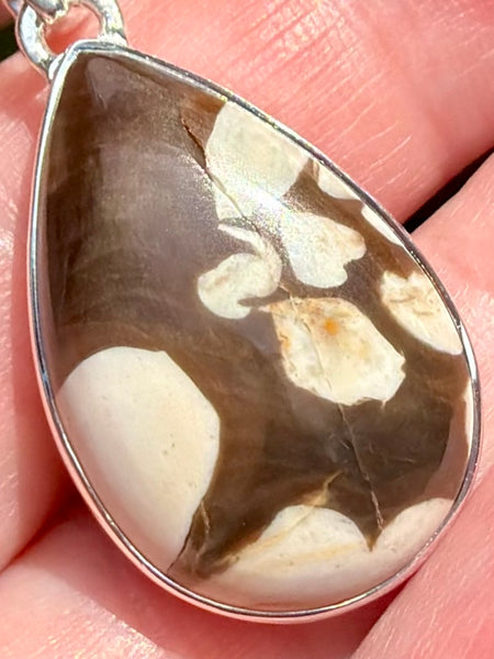 Peanut Wood Jasper Pendant - Morganna’s Treasures