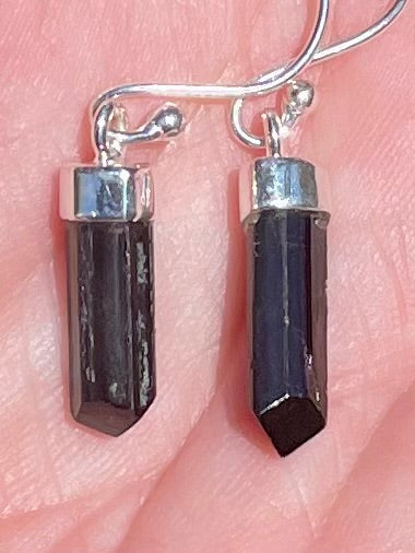 Black Tourmaline Earrings - Morganna’s Treasures 