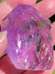 Faceted Purple Amethyst with Rainbows - Morganna’s Treasures 